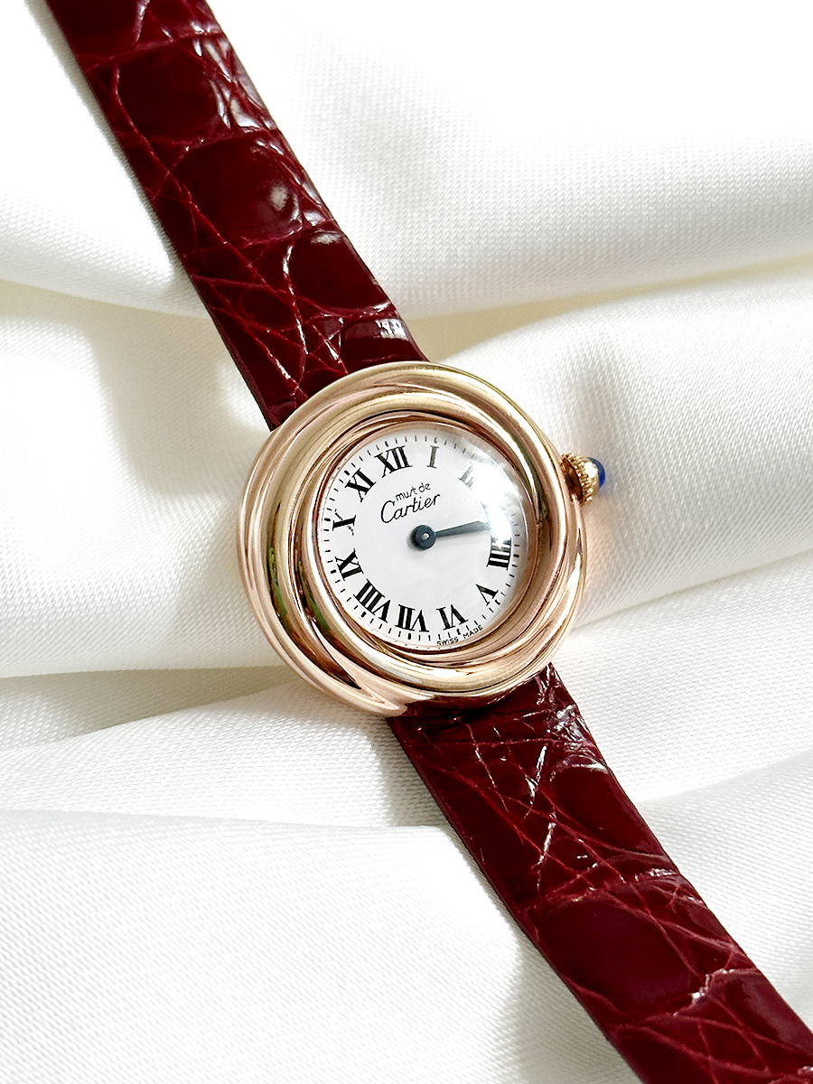 Cartier Trinity ROSEGOLD dress watch (D-buckle)